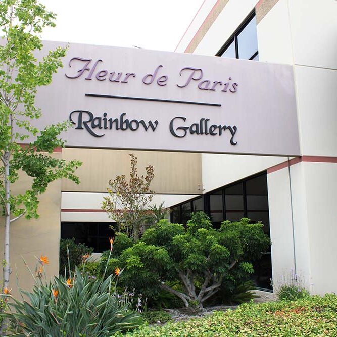 The Rainbow Gallery factory is in California, USA
