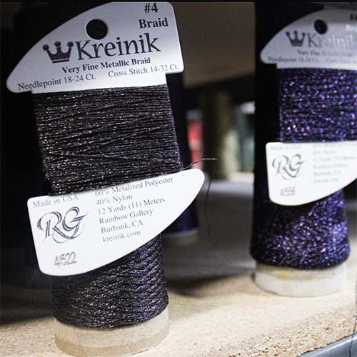 Kreinik threads Behind the scenes at the Rainbow Gallery factory