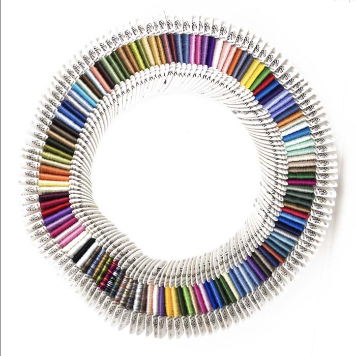 Rainbow Gallery's Mandarin Floss is an all-purpose thread, 100% bamboo, beautiful.