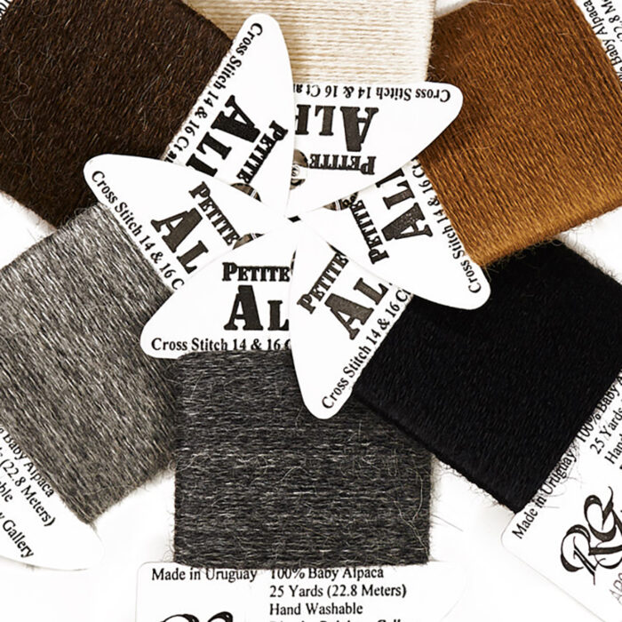 Rainbow Gallery's Petite Alpaca for needlepoint and cross stitch