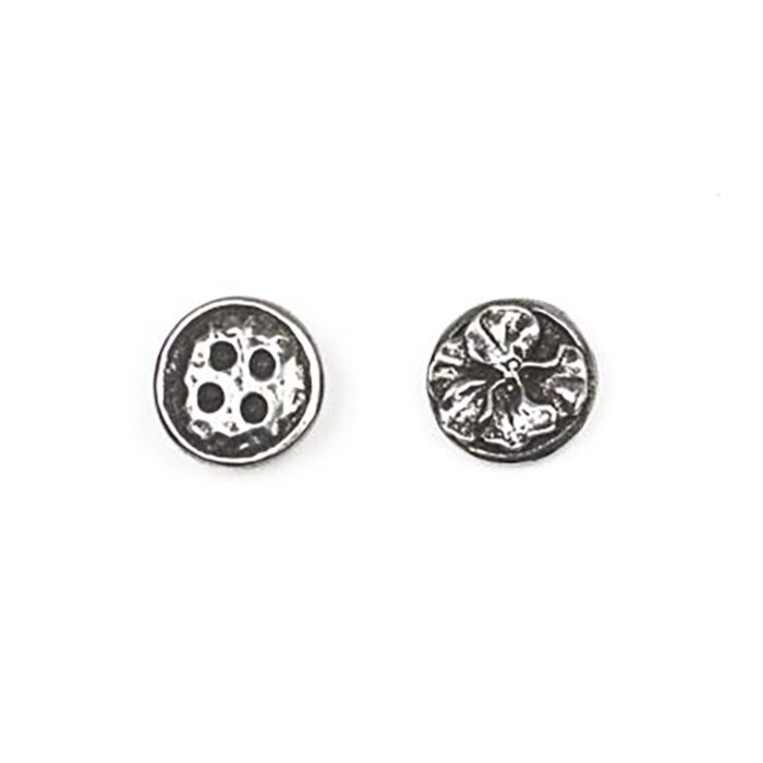 Pewter Mini Magnets hold your needle while you pause your stitching