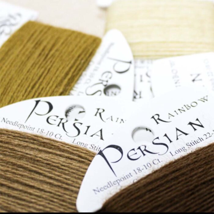Rainbow Persian is a 100% wool thread for needlepoint