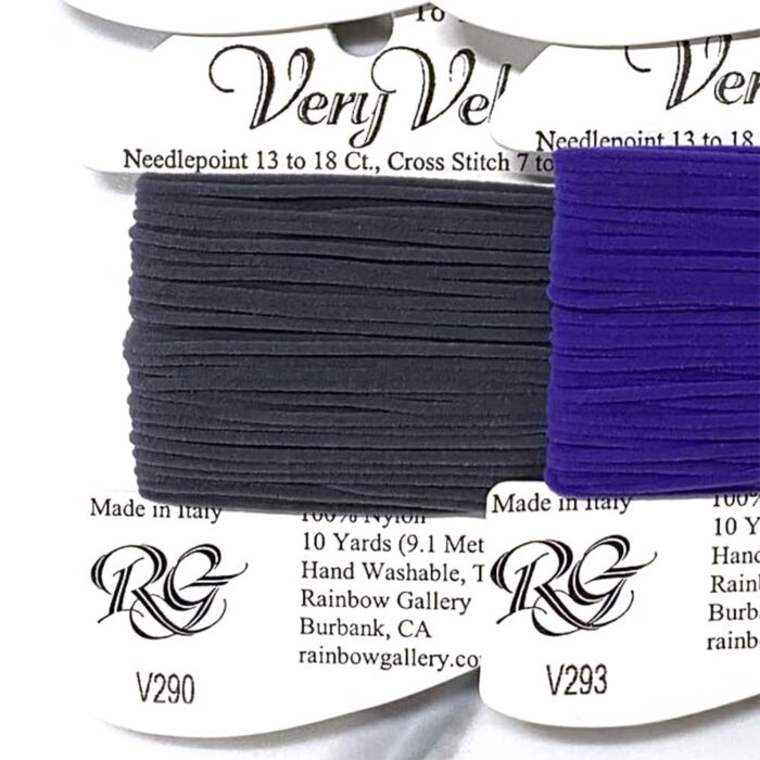 Rainbow Gallery's Very Velvet thread adds rich color and plush texture to needlepoint designs