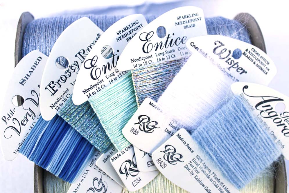 Rainbow Gallery threads in winter shades