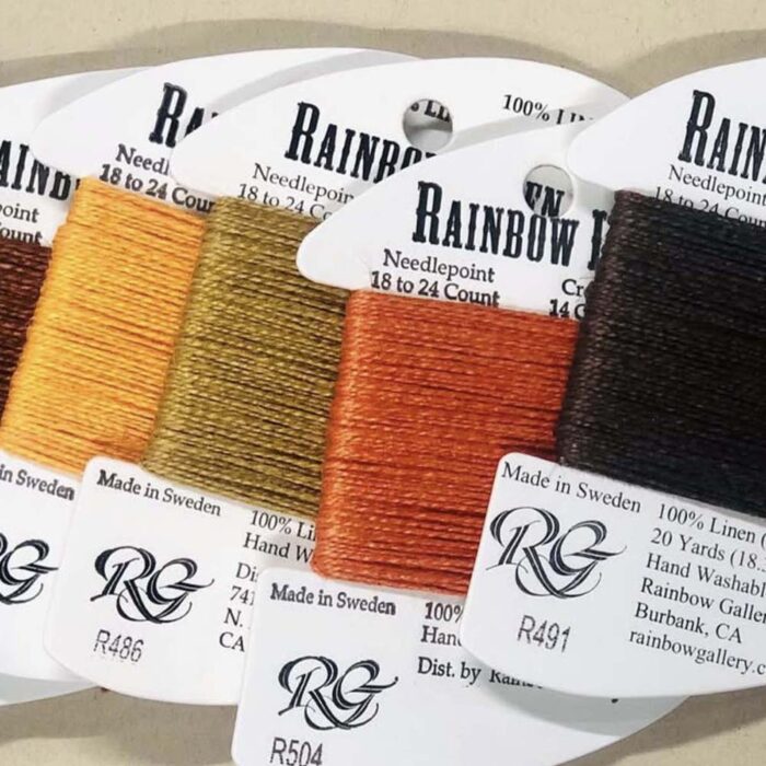 Rainbow Gallery's Rainbow Linen is a 100% linen thread