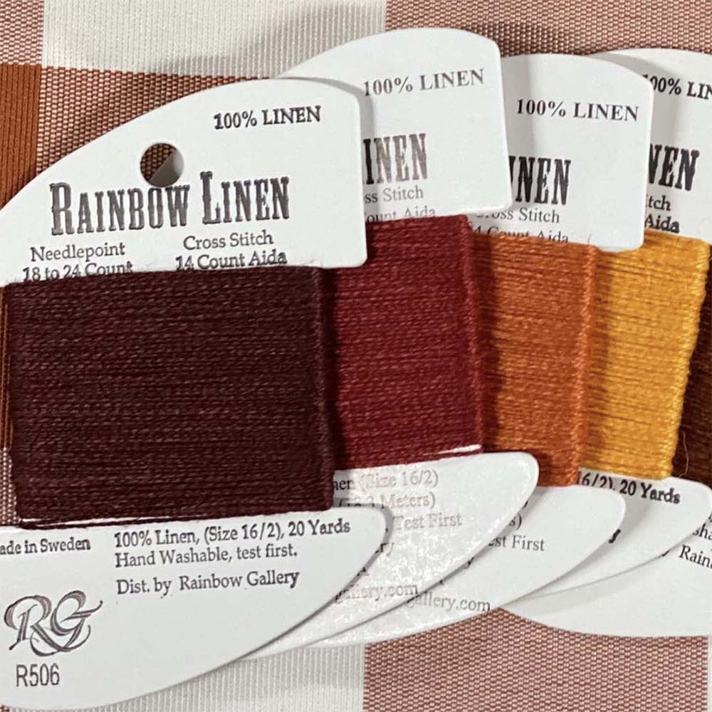 Rainbow Gallery's Rainbow Linen is a 100% linen thread